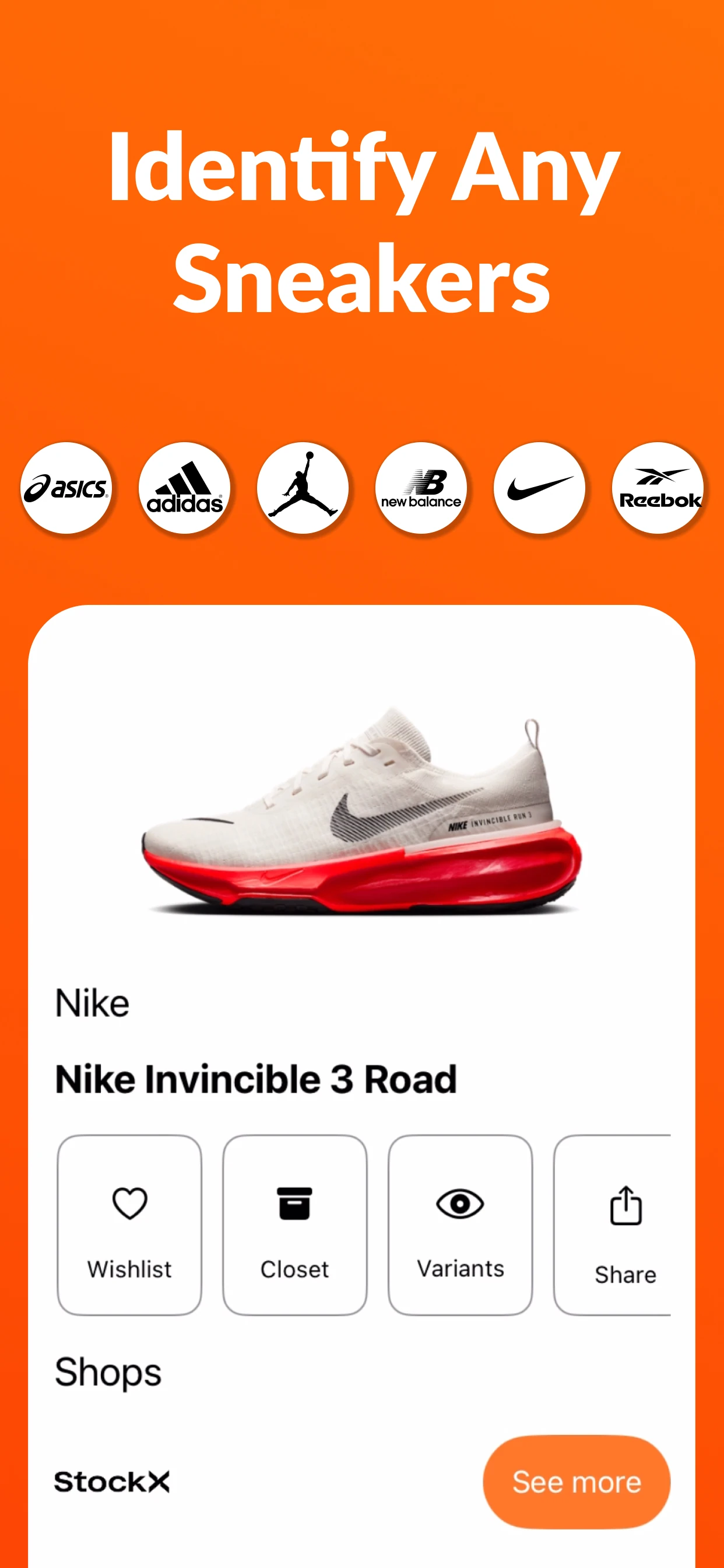 Sneakerr app hero screenshot
