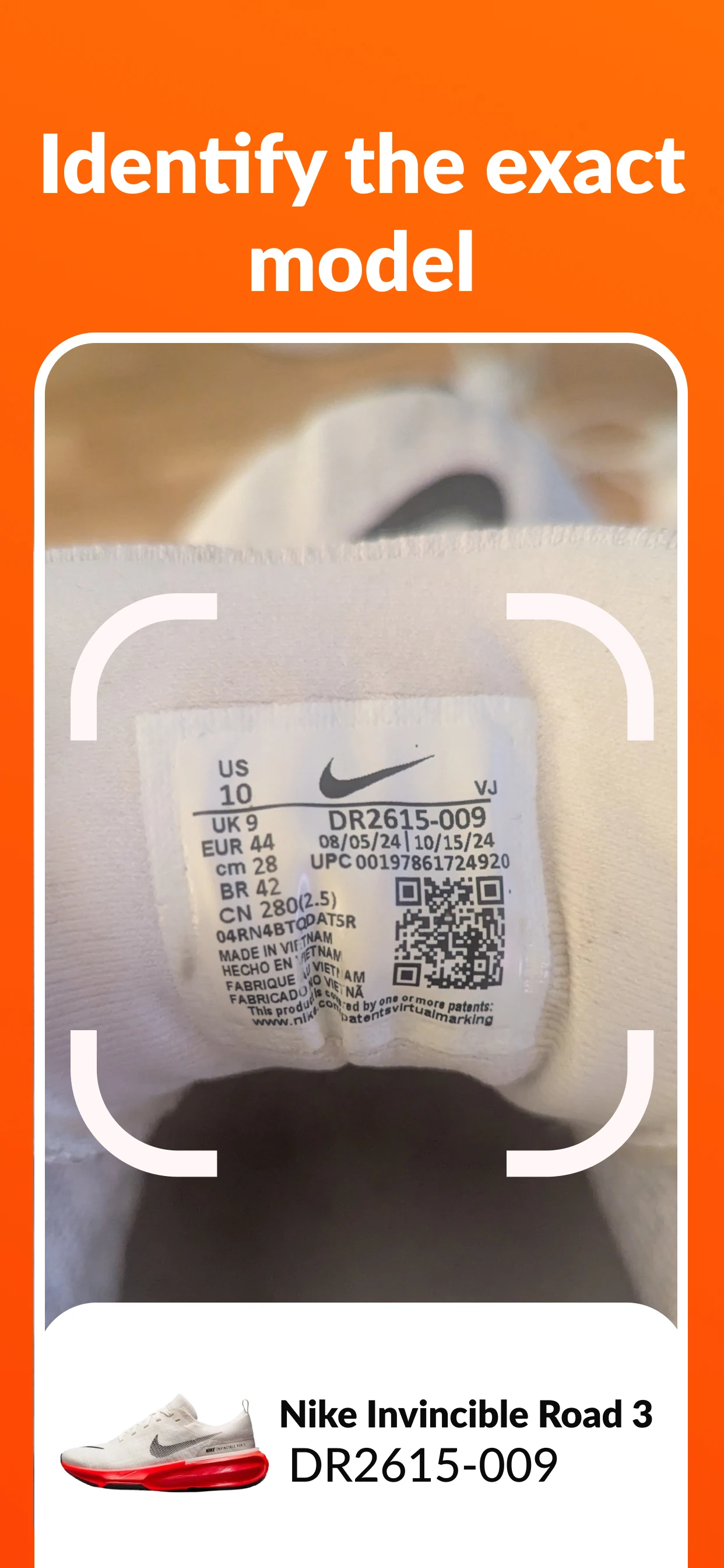 Sneakerr app screenshot